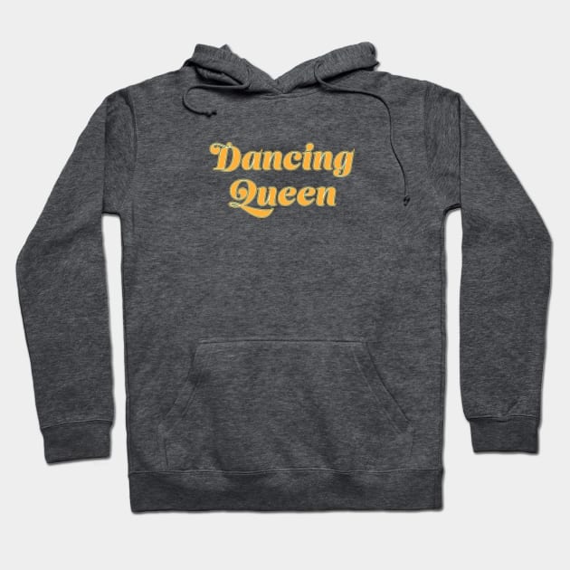 Dancing Queen Vintage Vibes Hoodie by Gregorous Design